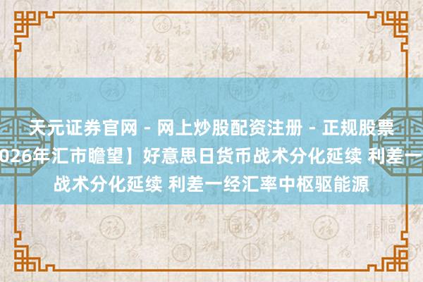 天元证券官网 - 网上炒股配资注册 - 正规股票杠杆怎么开户 【2026年汇市瞻望】好意思日货币战术分化延续 利差一经汇率中枢驱能源