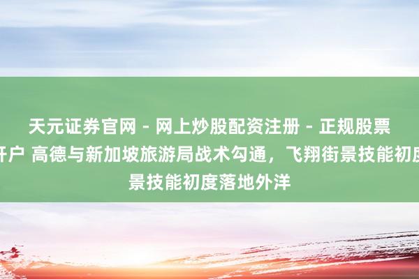 天元证券官网 - 网上炒股配资注册 - 正规股票杠杆怎么开户 高德与新加坡旅游局战术勾通，飞翔街景技能初度落地外洋